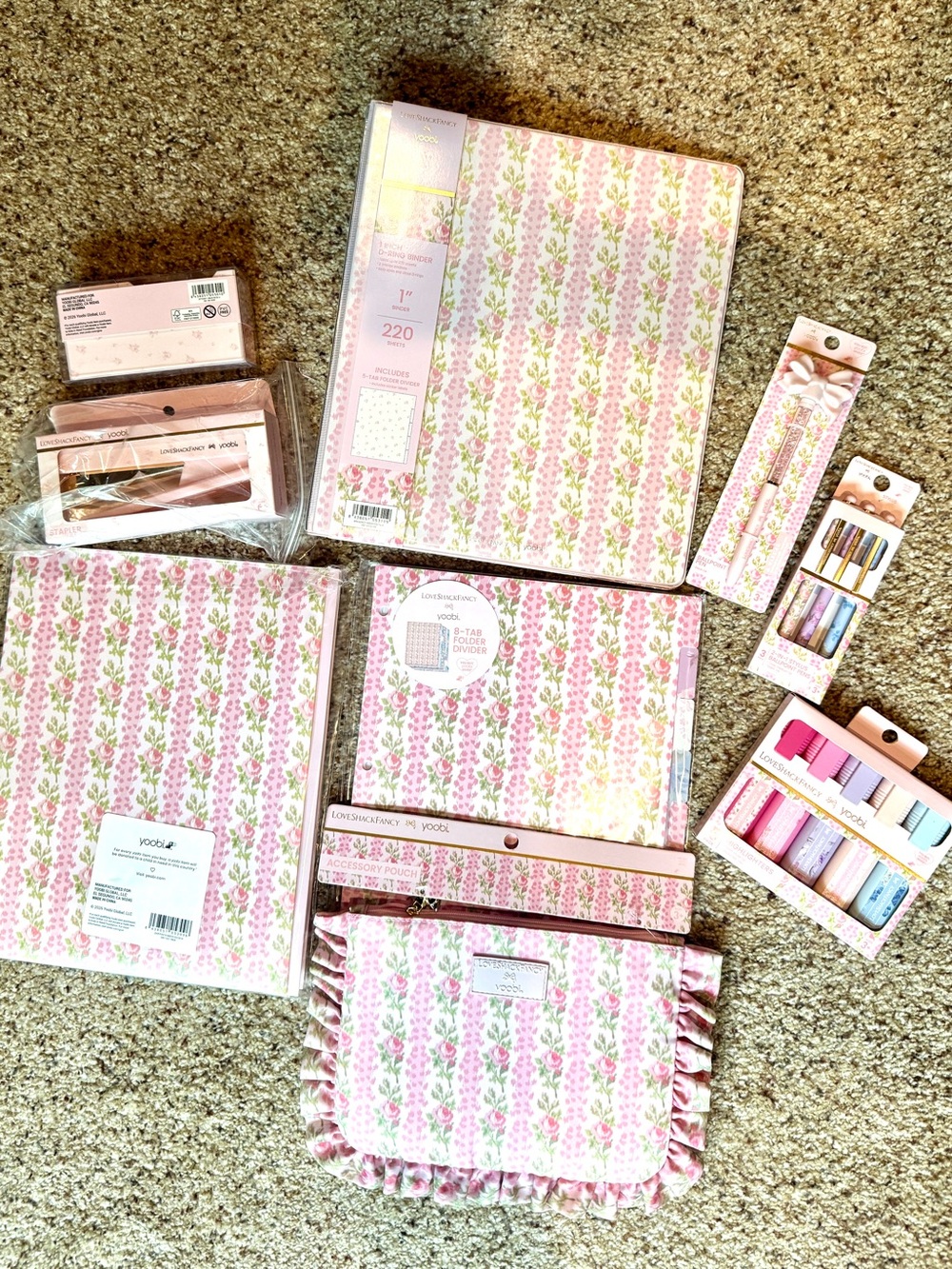 LoveShackFancy x Target - Yoobi School Supply Set - Picture 3 of 11